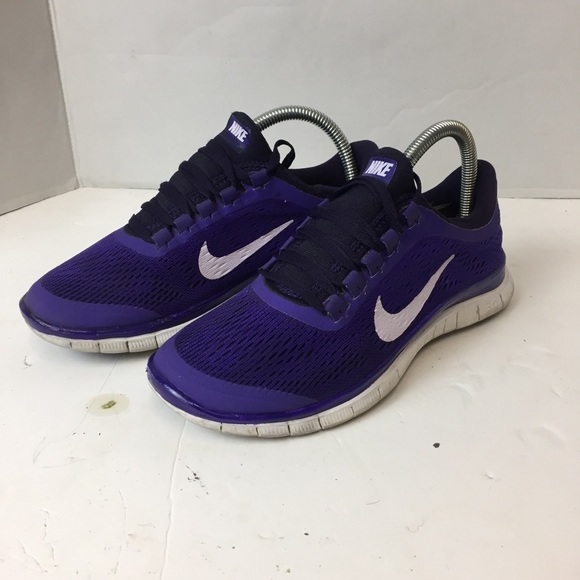 purple nike free runs